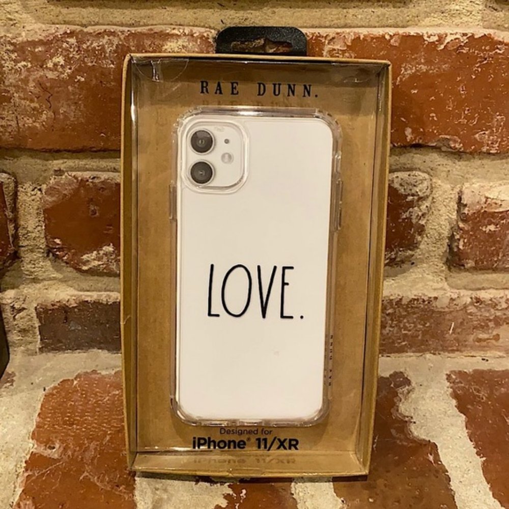Rae Dunn LOVE. iPhone 11/XR Soft Touch Case